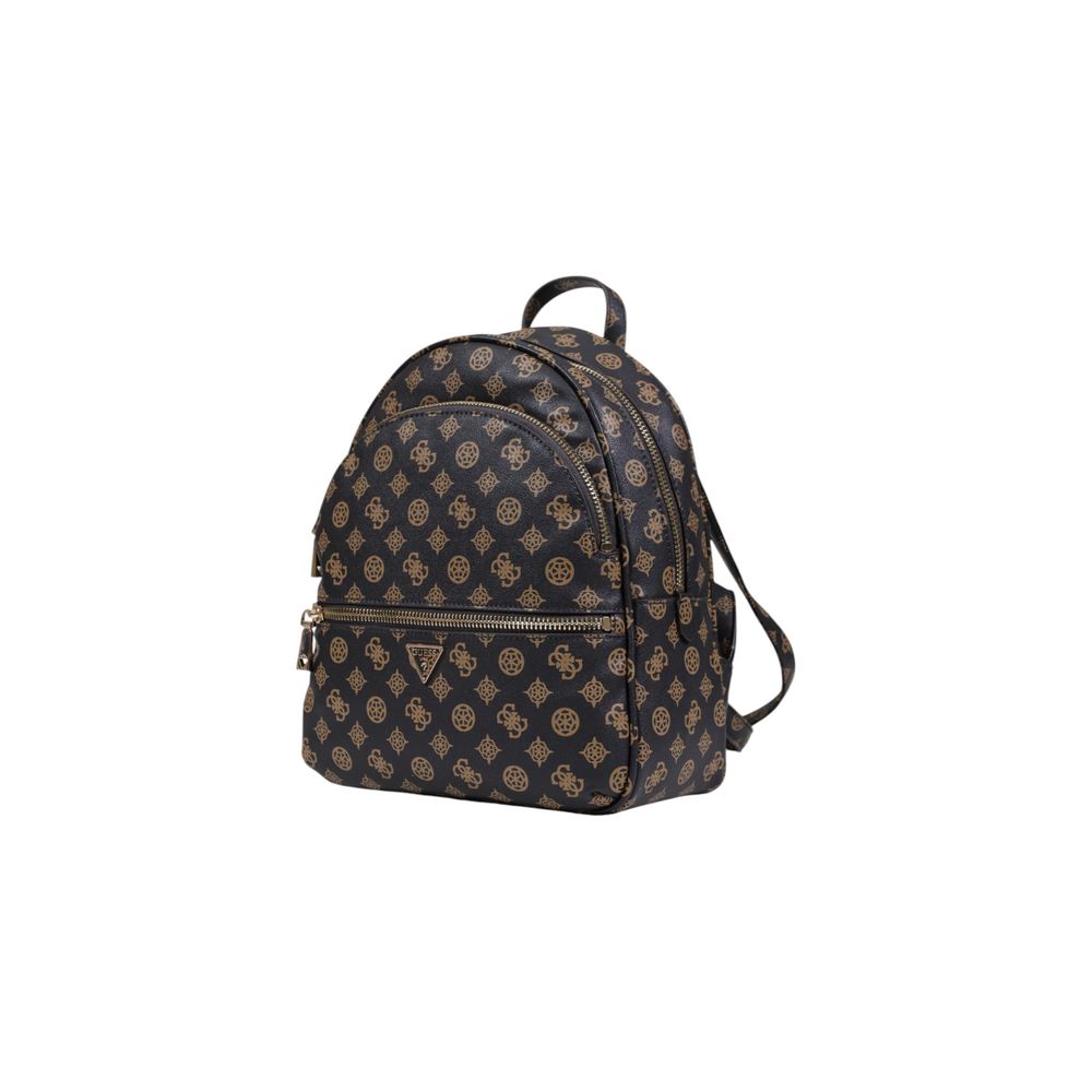 Guess - Brown Polyethylene Backpack