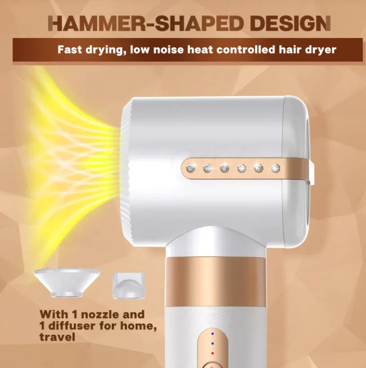 3-in-1 Hair Dryer, Straightener, and Curler