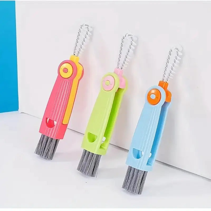 3-in-1 Thermos Cup Cleaning Brush and Cover Tool