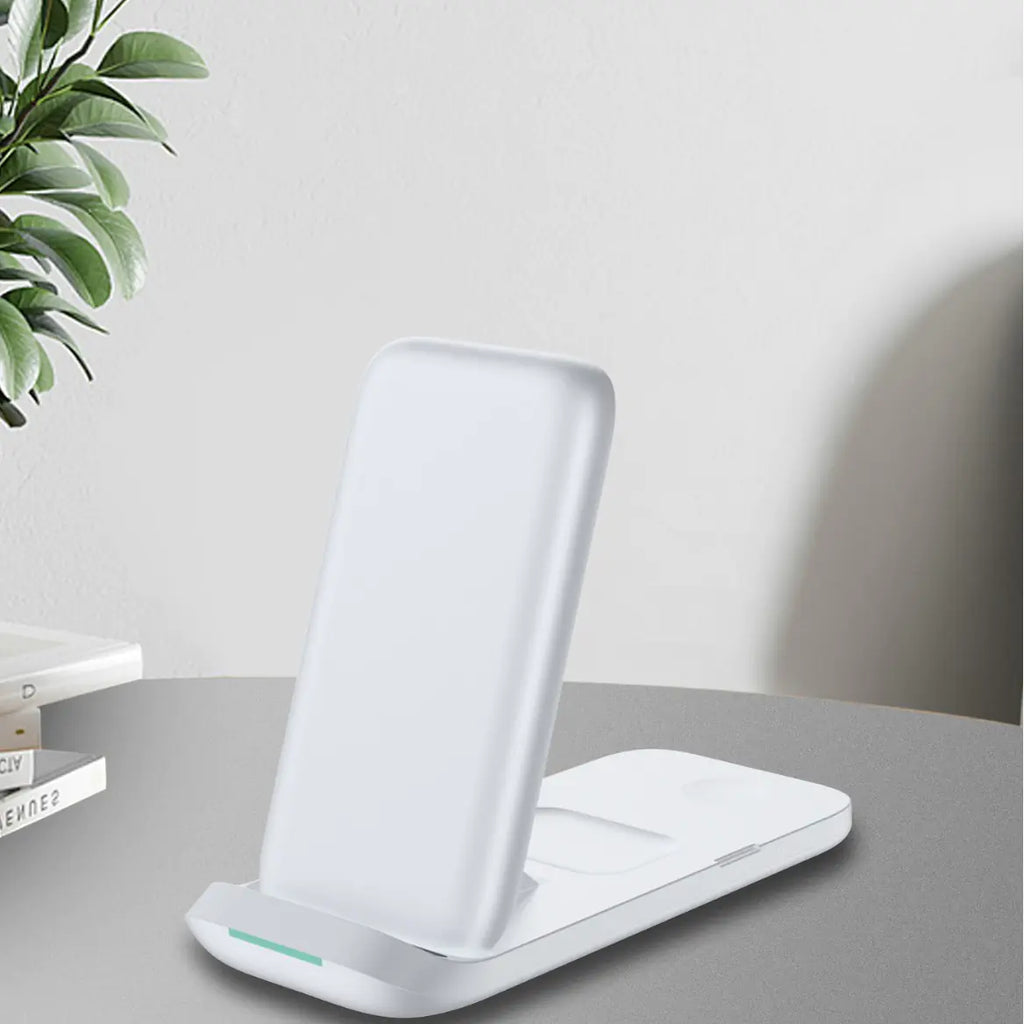 Portable 3-in-1 Wireless Charger with Foldable Stand