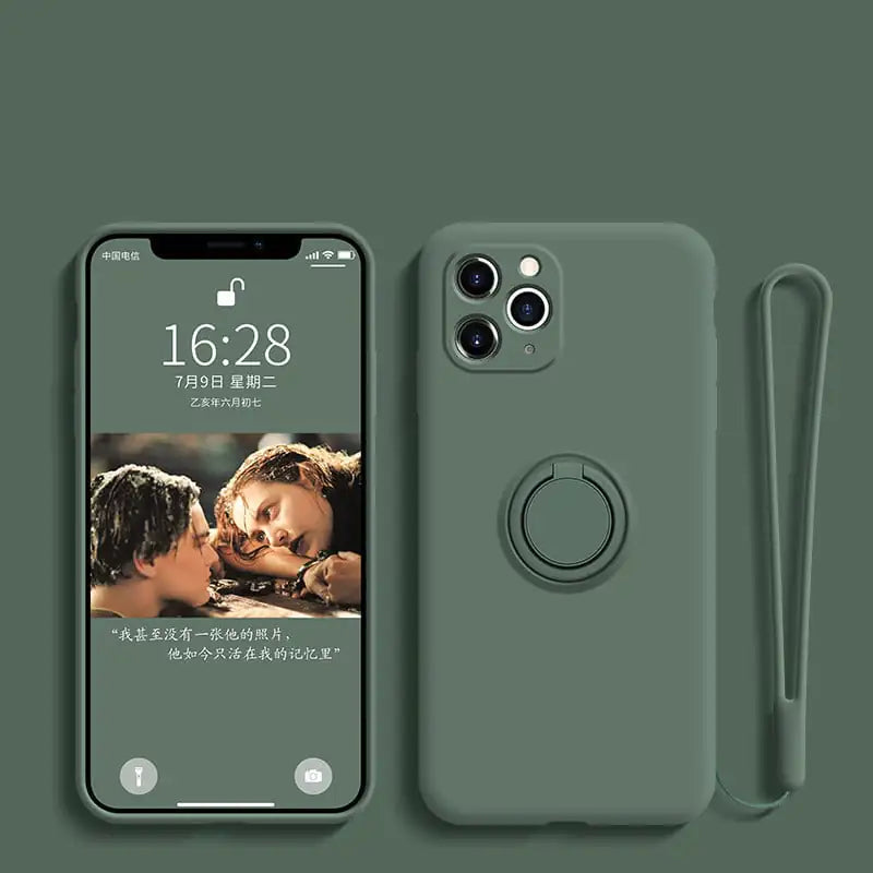 SecureRing Silicone iPhone Case
