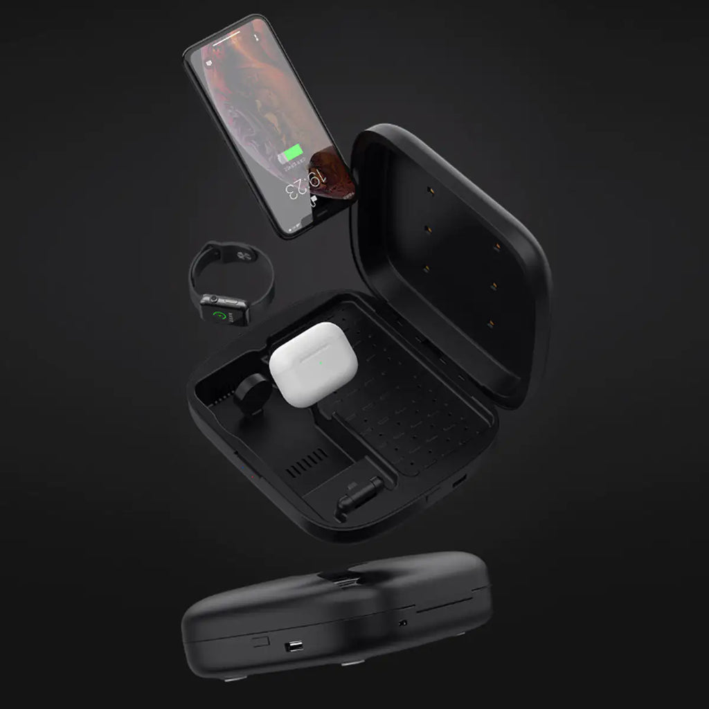 MaxClean UV Box With 3 in 1 Charger