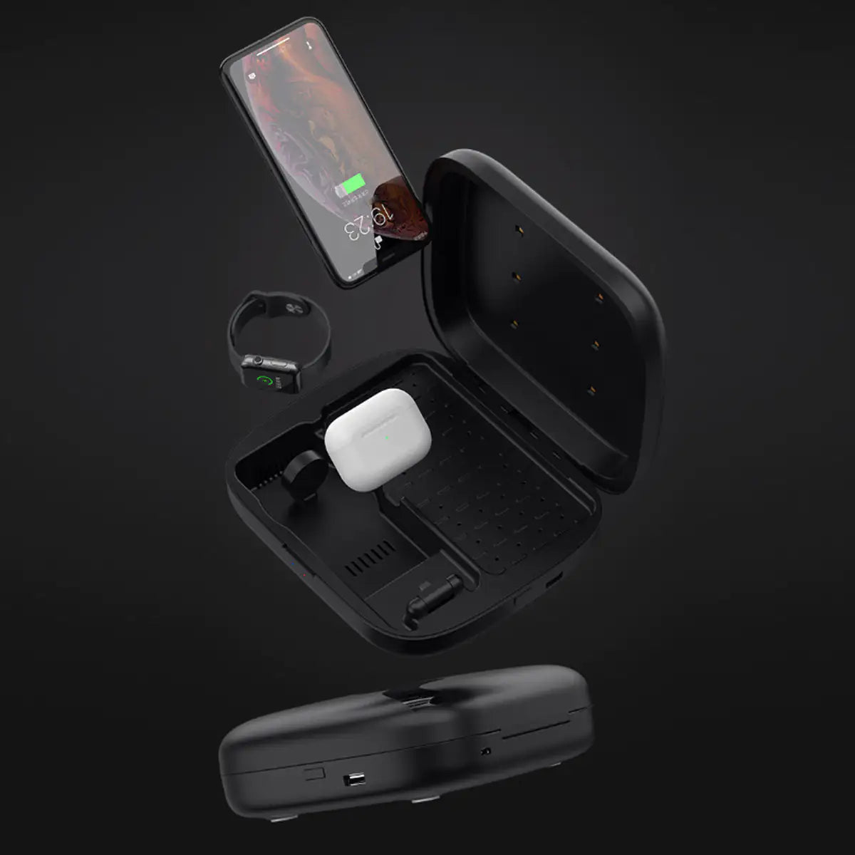 MaxClean UV Box With 3 in 1 Charger