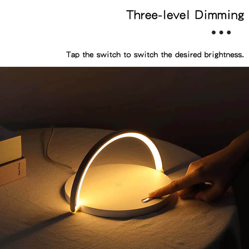 2-in-1 Wireless Charger with LED Night Light