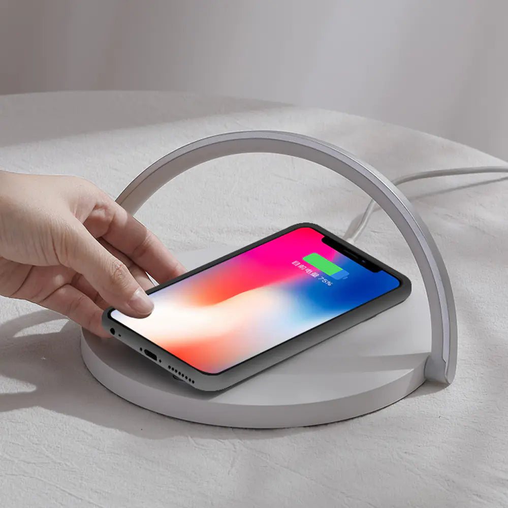 2-in-1 Wireless Charger with LED Night Light
