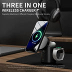 15W Mag 3-in-1 Wireless Charger