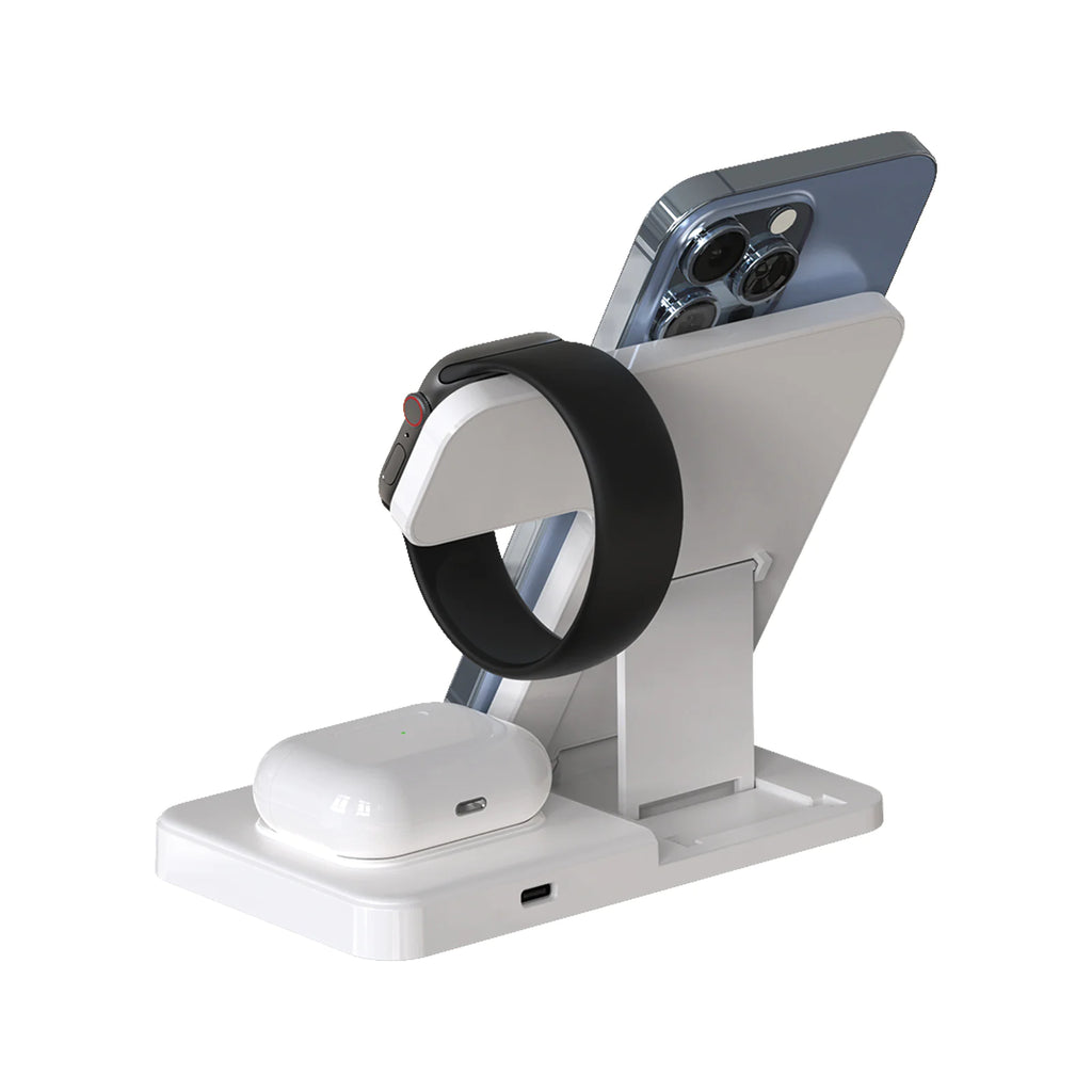 Foldable 3-in-1 Wireless Charger