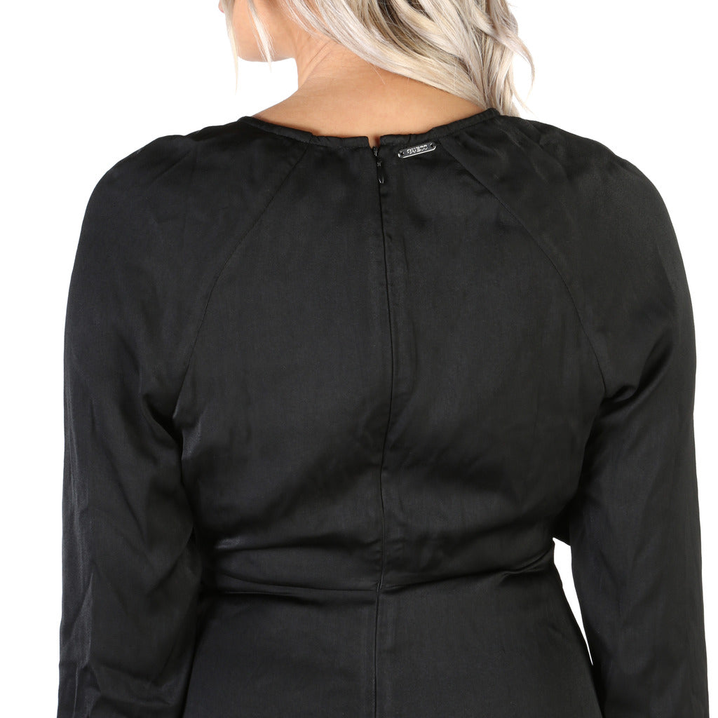 Guess - Round Neck Long Sleeve Dress