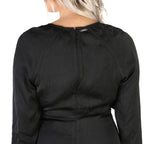 Guess - Round Neck Long Sleeve Dress