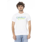 Cavalli Class - Men’s Short Sleeve Round Neck Cotton T-Shirt