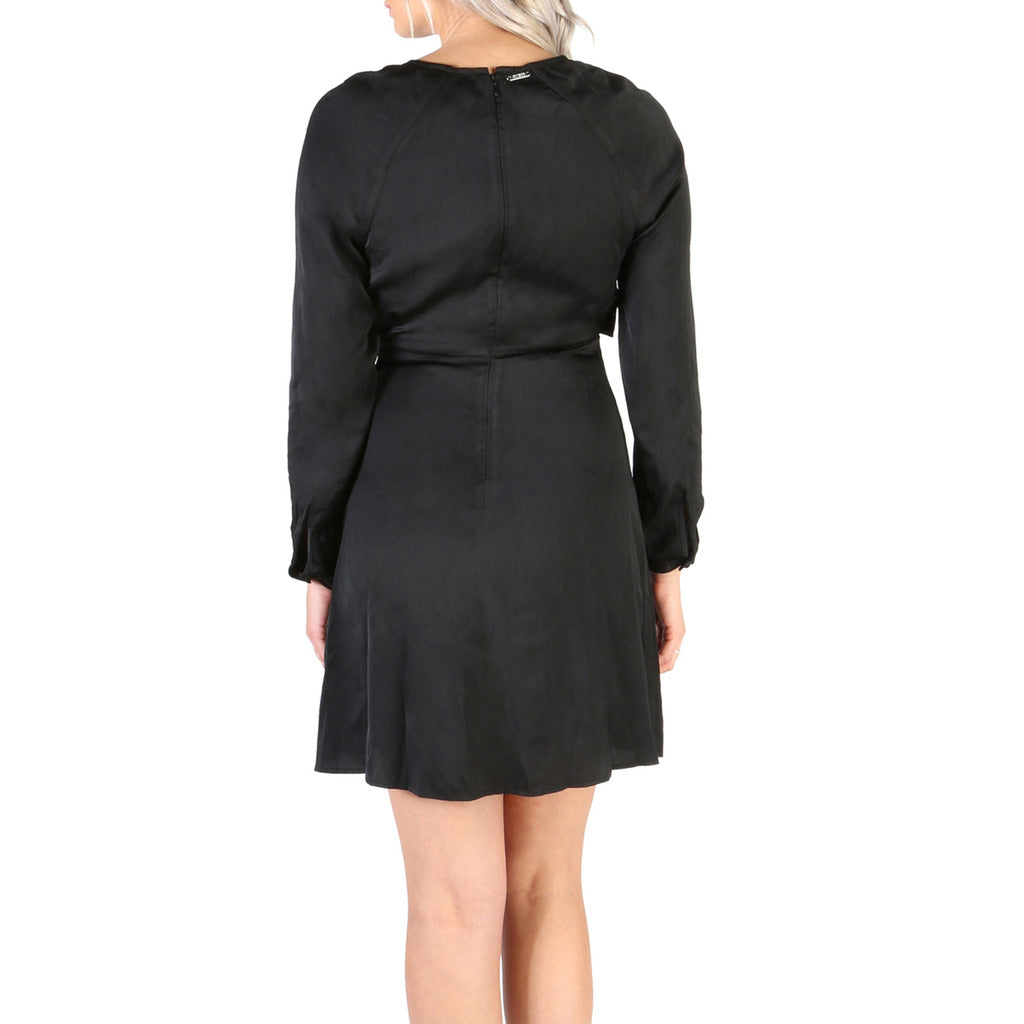 Guess - Round Neck Long Sleeve Dress