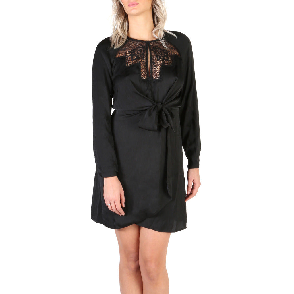 Guess - Round Neck Long Sleeve Dress