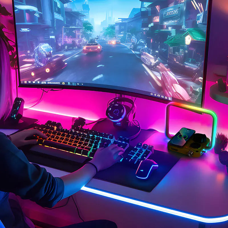 3-in-1 Wireless Charging Ambient Light for Devices