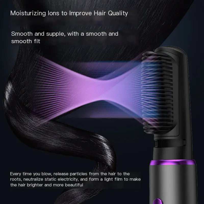 3-in-1 Hot Air Styling Brush and Hair Dryer