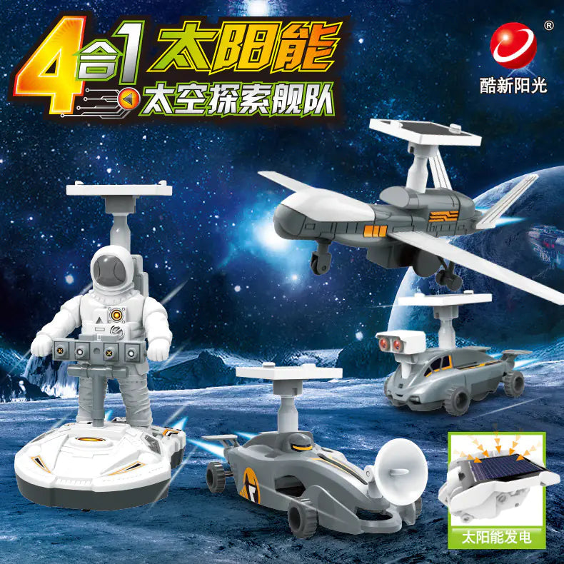 DIY 3-in-1 Solar-Powered Robot Dinosaur Toy