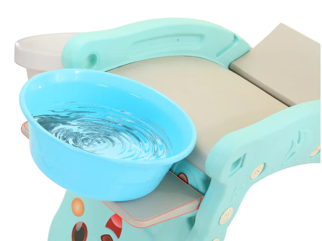 3-in-1 Rocking Horse Slide with Music for Kids