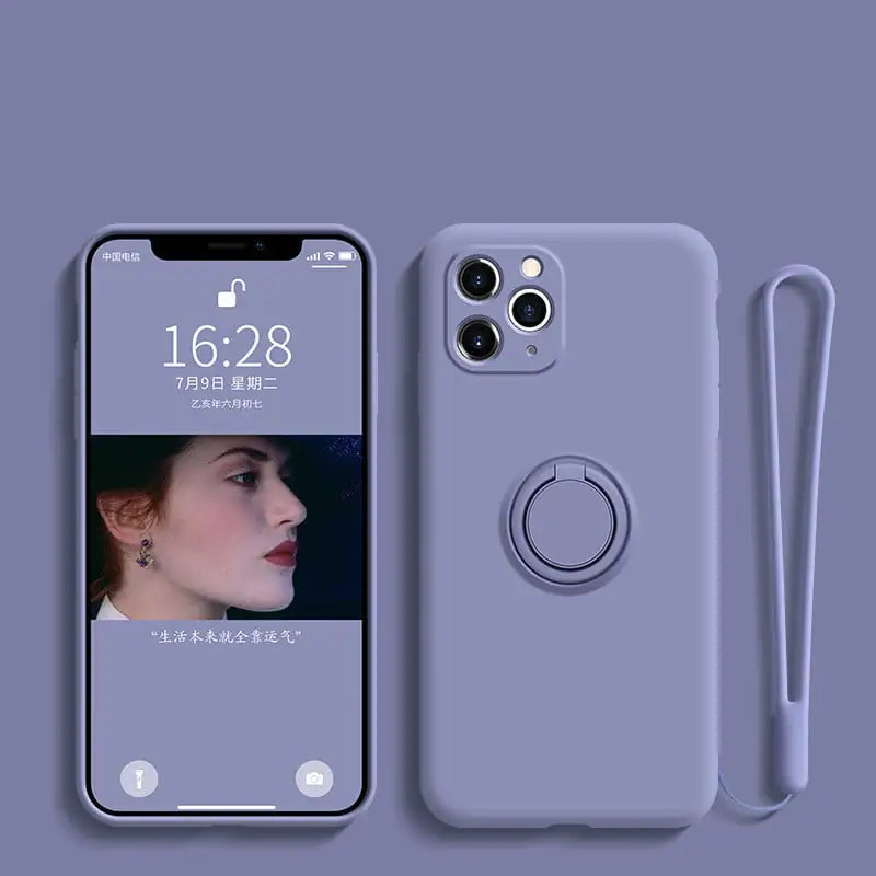 SecureRing Silicone iPhone Case